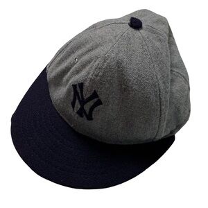Vintage New York Yankees Cooperstown Wool Baseball Cap Youth 6 3/4 As Is